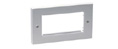 Double Gang Faceplate Flat